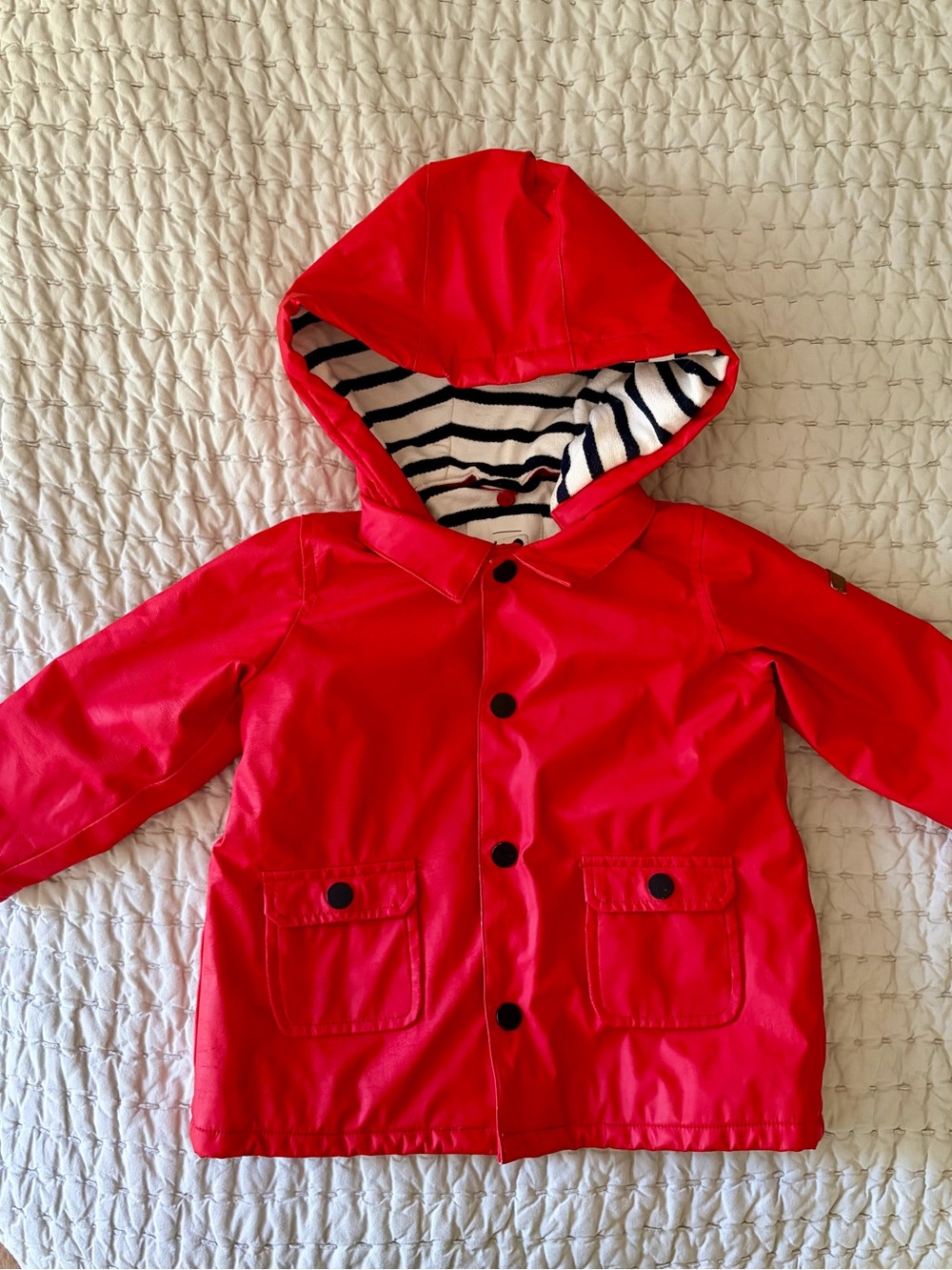 Cyrillus Red Raincoat - Size 2T
